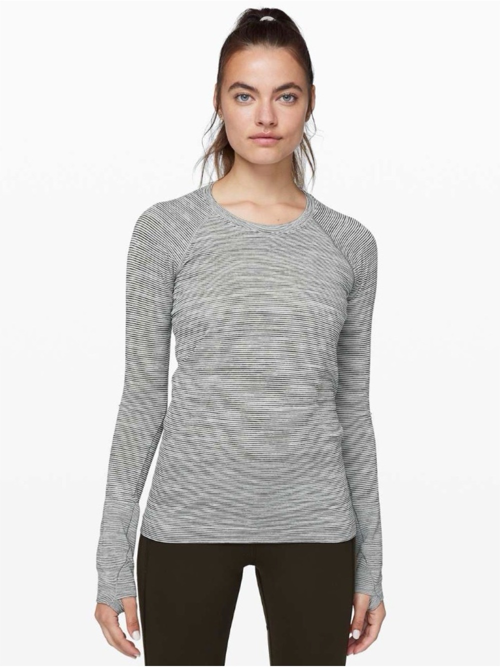 Lululemon Swiftly Speed Long Sleeve
White / White / Black 6